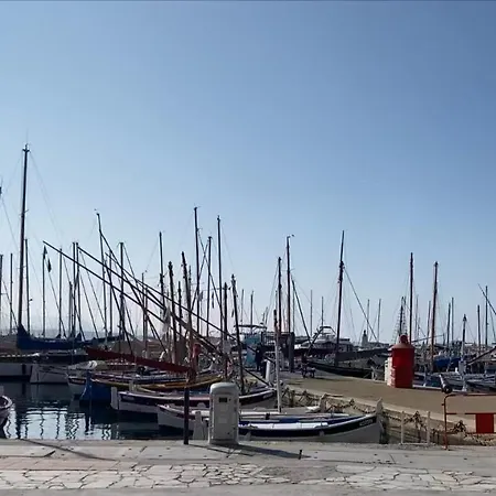 公寓 Les Nuits Etoilees, Terrasse Apercu Mer, Tres Lumineux, Ac, 100m Du Port 滨海萨纳里